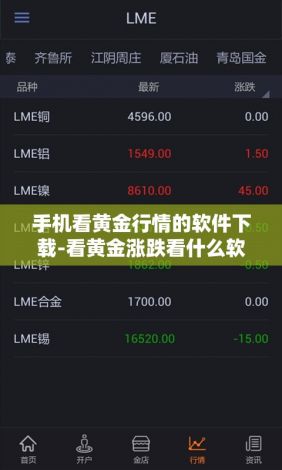 手机看黄金行情的软件下载-看黄金涨跌看什么软件官方v9.8.6免费官方版